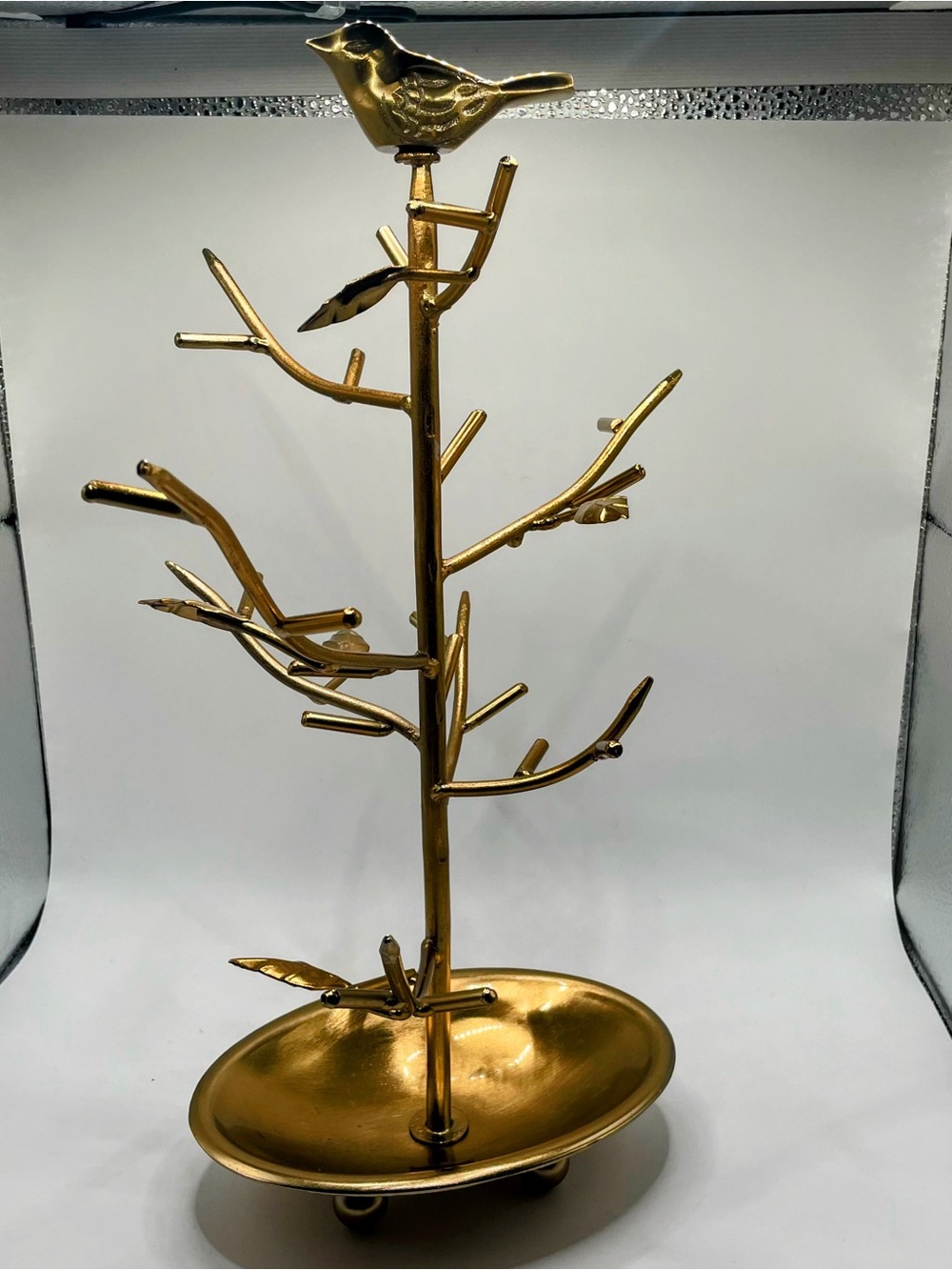 Threshold Gold Bird Branch Jewelry Tree